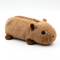 Étui à crayons en peluche Capybara, jouet en peluche doux pour l'école, cadeau, décoration de chambre