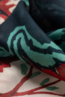 Foulard carré vintage à motif feuille de vigne, bandana rétro à motif géométrique de fruits, design personnalisé, vente en gros disponible