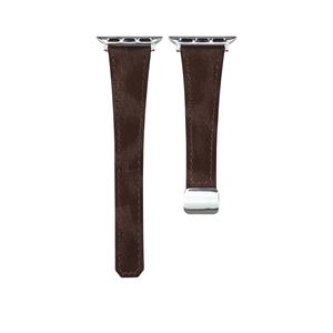 สายรัดหนังหัวเข็มขัดแม่เหล็กผ้าไหมสำหรับสมาร์ทวอทช์คุณภาพสูงสายนาฬิกาสำหรับแอปเปิ้ลวอทช์ S11 S10 S9 <span class=keywords><strong>S8</strong></span> S7 S6พิเศษ - Product Image 2