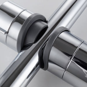 Support de pince coulissant en plastique chromé ABS réglable Support de <span class=keywords><strong>douche</strong></span> à main <span class=keywords><strong>universel</strong></span> pour robinet de salle de bain Accessoires de qualité - Product Image 6