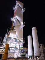 Système de production d'oxygène liquide pour usine de séparation d'air industrielle destiné aux opérations de fabrication