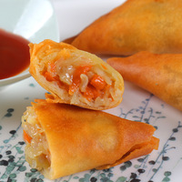 Taixiang Sweet Curry Corner Triangle Spring Roll Box Snacks Pâtes instantanées frites Petit-déjeuner Dim Sum de style hongkongais Vente en gros OEM