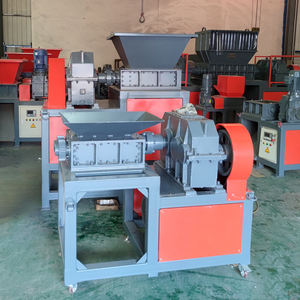 Macchina trituratore universale per riciclaggio pneumatici in metallo rifiuti solidi in plastica 180E doppio asse automatico lavorazione alluminio motore/motore - Product Image 2