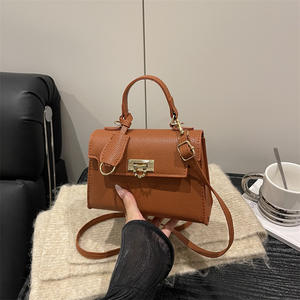 Sac à bandoulière pour femme vintage haut de gamme multi-usages, sac à main <span class=keywords><strong>bicolore</strong></span>, sac à main élégant, sac d'affaires, portefeuille pour femme, cadeaux - Product Image 3