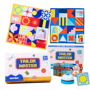 Jeu de tailleur pour enfants : Vêtements assortis, jouet Montessori pour la reconnaissance des formes et des couleurs, et développement de la motricité fine - Product Image 1