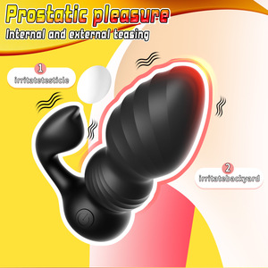 Vibrador de Masaje de Próstata Masculino, Estimulador Anal con Control Remoto Inalámbrico para Hombres, Dildo para Estimulación Anal y de Próstata, Juguetes Sexuales - Product Image 4