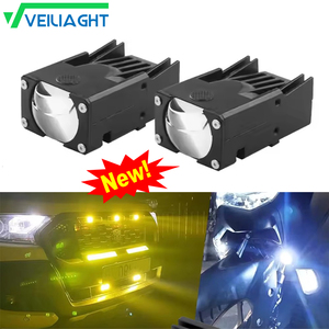 Nouvelles Phares Universelles Bi-LED <span class=keywords><strong>à</strong></span> Lentille de Projecteur pour Moto, Feux de Conduite, Feux de Travail, Feux Antibrouillard, Remplacement d'Ampoules - Product Image 1