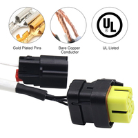 Juego de conectores PCB automáticos de 20 pines personalizados 34691-0200 piezas de enchufe de modificación de coche USB 23015-1 enchufe de Cable automotriz 34729-0200