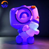 Nouveauté 2026 : Décoration géante gonflable personnalisée en forme d'animal de dessin animé pour publicité événementielle – Énorme statue gonflable