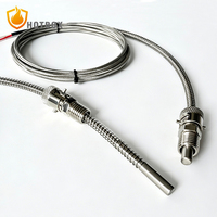 Sondes thermocouples à baïonnette réglables haute température, fabricant de sondes RTD PT100 PT1000, adaptées à tout angle
