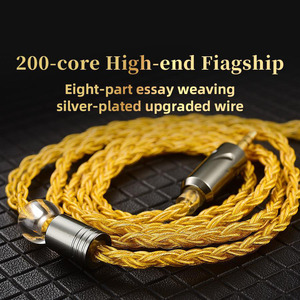 Câble d'écouteurs original QDC en cuivre plaqué argent, fil de mise à niveau 3,5 mm <span class=keywords><strong>pour</strong></span> <span class=keywords><strong>casque</strong></span> <span class=keywords><strong>filaire</strong></span> KZ ZSN PRO X ZS10 Pro EDX TRN CCA - Product Image 5
