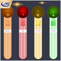 Diodes LED 2mm 3mm 5mm 8mm 10mm Blanches Rouges Vertes Bleues Jaunes UV RGB IR Infrarouges Rondes Ovales Plates 3V 3,5 mm Diodes Émettrices de Lumière
