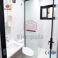Maisonnette pliable isolée de luxe de haute qualité, approuvée CE ISO, préfabriquée