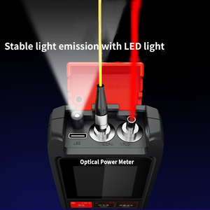 VINTOOL VIN50T-V30 Mini Fiber optik test ekipmanları VFL ile taşınabilir güç ölçer, el feneri Rj45 test - Product Image 6