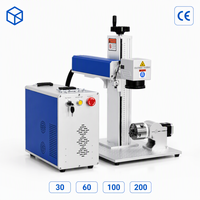 Marqueur laser à fibre pulsée ActionLasers JPT MOPA M7 pour composants électroniques, PCB, clavier, bouton, élimination de film de revêtement, CE