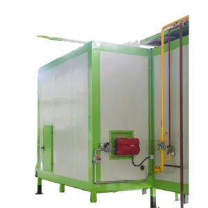 tunnel type powder curing oven for Automatic Electrostatic Powder Painting Line For Aluminium Profile