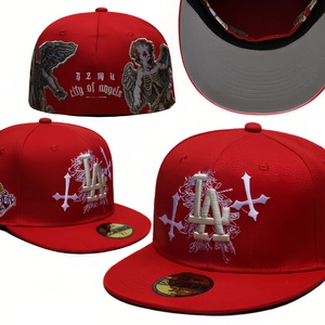 Gorra <span class=keywords><strong>de</strong></span> béisbol <span class=keywords><strong>de</strong></span> 6 paneles <span class=keywords><strong>de</strong></span> mezcla <span class=keywords><strong>de</strong></span> algodón <span class=keywords><strong>de</strong></span> alta calidad, étnica, curvada, a la moda, para comercio transfronterizo, totalmente cerrada - Product Image 3
