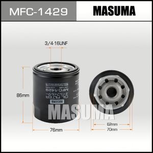 MFC-1429 MASUMA filtre à huile Auto Parts 1751529 1883037 Lr025306 filtre à huile pour Ford pour Mazda - Product Image 2