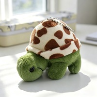 Mignon Petit Sac à Dos Kawaii Doux avec Pendentif Tortue en Peluche, Accessoire de Décoration pour Sac, Idéal pour Cadeau Promotionnel