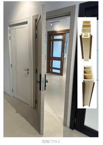 <span class=keywords><strong>2025</strong></span> nuovo Design porta impermeabile di alta qualità WPC porta Guangzhou fabbrica PVC laminato porta con telai - Product Image 4
