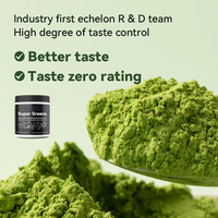 Mélange de Boissons Super Greens Marque Blanche : Optimisation Naturelle de l'Énergie et du Métabolisme, Détox, Complément Alimentaire à Base d'Aliments Entiers, 30 Portions