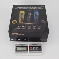 Tondeuse à cheveux professionnelle sans fil avec moteur brushless 10000 tr/min, écran LCD réglable en acier inoxydable, batterie Li-ion pour hommes et hôtels
