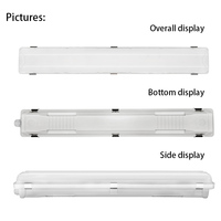 Capteur CCT réglable 50000 heures 5 ans 20 ~ 65w AC120V-277V IP66 LED éclairage étanche lumière d'urgence