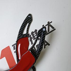 Cubierta de Extensión para Palanca de Cambios de Volante YIQIDA, Decoración de Fibra de Carbono, Negro Brillante para VW Golf 7/Lamando GTS/<span class=keywords><strong>POLO</strong></span> GTI - Product Image 4