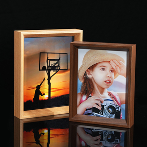 Bán buôn nhà trang trí xách tay hạt gỗ khung ảnh bằng gỗ - Product Image 2