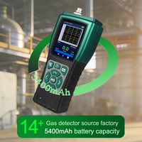 Detector de Gas Metano CH4 Portátil, Analizador de Detección de Gas, Detector de Gas H2S de Mano con Alarma, Medidor para Seguridad Marítima y de Embarcaciones