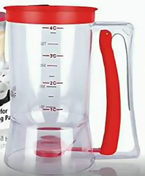 Distributeur de pâte à crêpes/distributeur de beurre d'arachide séparateur d'entonnoir de pâte outil de cuisson, adapté aux cupcakes, gaufres, muffins - Product Image 6