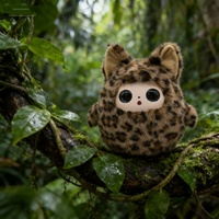 JOPARK Robot intelligent en peluche non toxique pour enfants, jouet interactif doux pour les tout-petits, jeu sûr au quotidien à la maison