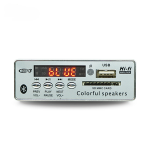 แผงวงจรถอดรหัส MP3 คุณภาพสูง (รุ่น JQ-D083BT) พร้อม <span class=keywords><strong>BT</strong></span>+วิทยุ+USB+SD สำหรับโมดูลเสียงและแผงวงจรขยายเสียง - Product Image 2