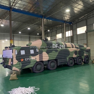 Modèle de char d'assaut géant gonflable personnalisé pour l'entraînement et l'affichage, véhicule missile gonflable avec souffleur - Product Image 2