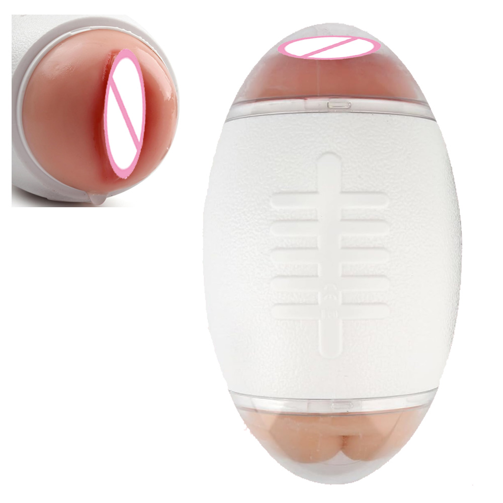 Sexy Masturbators Manual Football Training Device for Men's Masturbation  Aircraft Cup Double-headed Through-mold Adult Sex Toys| Alibaba.com
