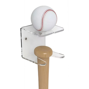 Supporto <span class=keywords><strong>da</strong></span> <span class=keywords><strong>Parete</strong></span> in PMMA Trasparente per Mazze <span class=keywords><strong>da</strong></span> Basket con Design Ecologico e Stile Moderno per Uso Domestico - Product Image 1