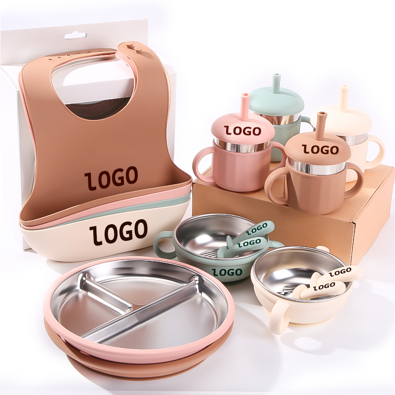 Custom Logo Toddlers Eating Utensils Weaning