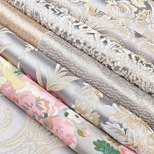 <span class=keywords><strong>Tissu</strong></span> de rideau en jacquard de style européen de luxe, 100% polyester, damassé, tissé, textile d'<span class=keywords><strong>ameublement</strong></span> pour la maison - Product Image 5