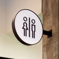 Enseigne lumineuse ronde LED LC, enseigne de logo de pizza, enseigne projetée, double face, montage mural extérieur, éclairée, décorations de magasin, café, restaurant