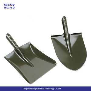 Pelle métallique ronde en acier au carbone, pelle <span class=keywords><strong>de</strong></span> jardinage en fer sans poignée pour l'agriculture - Product Image 5