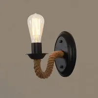Retro Loft Demir LED Yemek Odası Yatak Odası Başucu Duvar Lambası Koridor Merdiven Ofis Bar Banyo Restoran Cafe Işık Duvara Monte