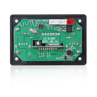 Placa de decodificación MP3 BT de 12V con pantalla a color, con función de grabación y llamadas, placa base con BT, JX-810BT