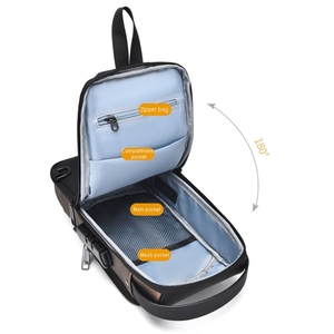 WEIXIER X314 Wasserdichter Sport-Umhängetasche USB-Aufladung Diebstahls ichere Einzels ch ulter taschen Umhängetasche - Product Image 2