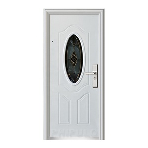 Puertas Económicas de Fábrica, Puertas Modernas Reforzadas, Puertas de Acero Laminado en Frío para el Hogar - Product Image 3