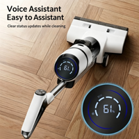 Aspirateur intelligent sans fil tout-en-un avec filtre HEPA, pour le lavage des sols, aspirateur à main humide/sec pour hôtel, maison, extérieur