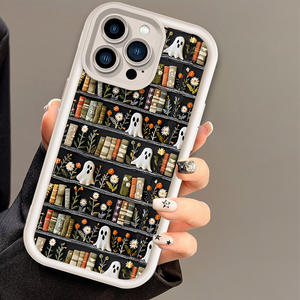 Creative Retro <span class=keywords><strong>Ghost</strong></span> Book Design per iPhone 17 16 Pro 15 <span class=keywords><strong>14</strong></span> 13 12 11 Pro Max XR XS Cover posteriore protettiva per telefono - Product Image 3