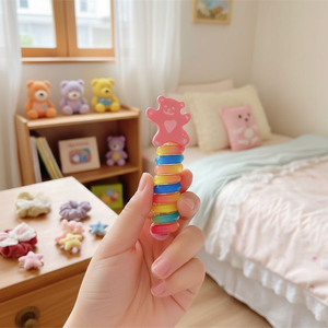 Vendita calda all'ingrosso simpatiche cravatte per capelli per bambini e Scrunchies di tendenza alla moda con fiocco in velluto accessori - Product Image 3