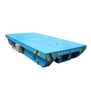 รถเข็นส่งรางไฟฟ้าอุตสาหกรรมแบบแบนความเร็วสูง<span class=keywords><strong>20</strong></span>ตันพร้อมรีโมทคอนโทรลไร้สาย - Product Image 1