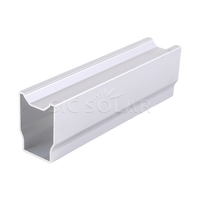 Connecteur de rail en aluminium pour toiture solaire, connecteur de rail pour l'installation de panneaux photovoltaïques