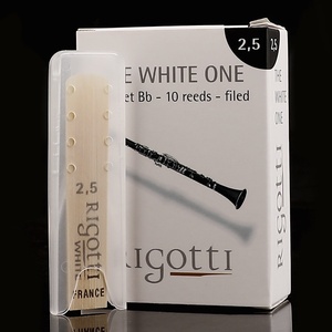 Série de boîtes blanches Ligeti : Anches de clarinette coupe française pour performance musicale, accessoires de saxophone - Product Image 1